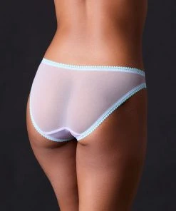 OnGossamer Underwear Solid Mesh Hip Bikini