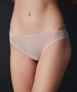 OnGossamer Solid Mesh Hip Bikini