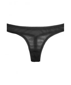 OnGossamer Solid Mesh Hip-G Thong Underwear
