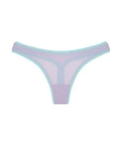OnGossamer Solid Mesh Hip-G Thong