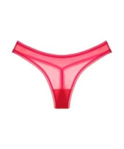 OnGossamer Solid Mesh Hip-G Thong Underwear