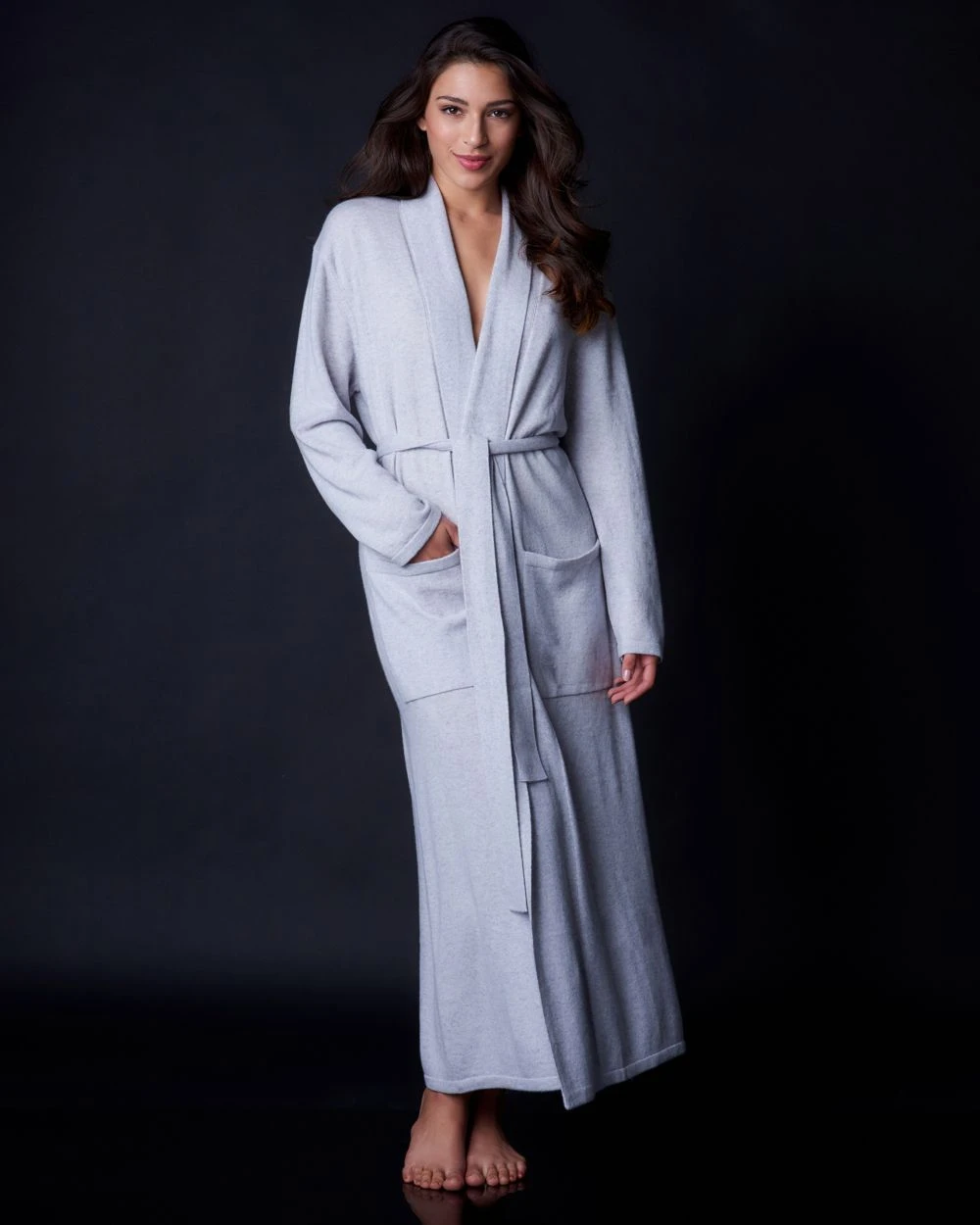 Arlotta Classic Collection Long Cashmere Robe Arlotta Classic Collection Long Cashmere Robe