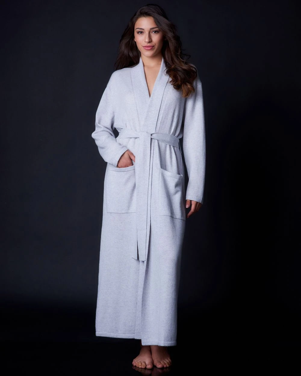 Arlotta Classic Collection Long Cashmere Robe Arlotta Classic Collection Long Cashmere Robe