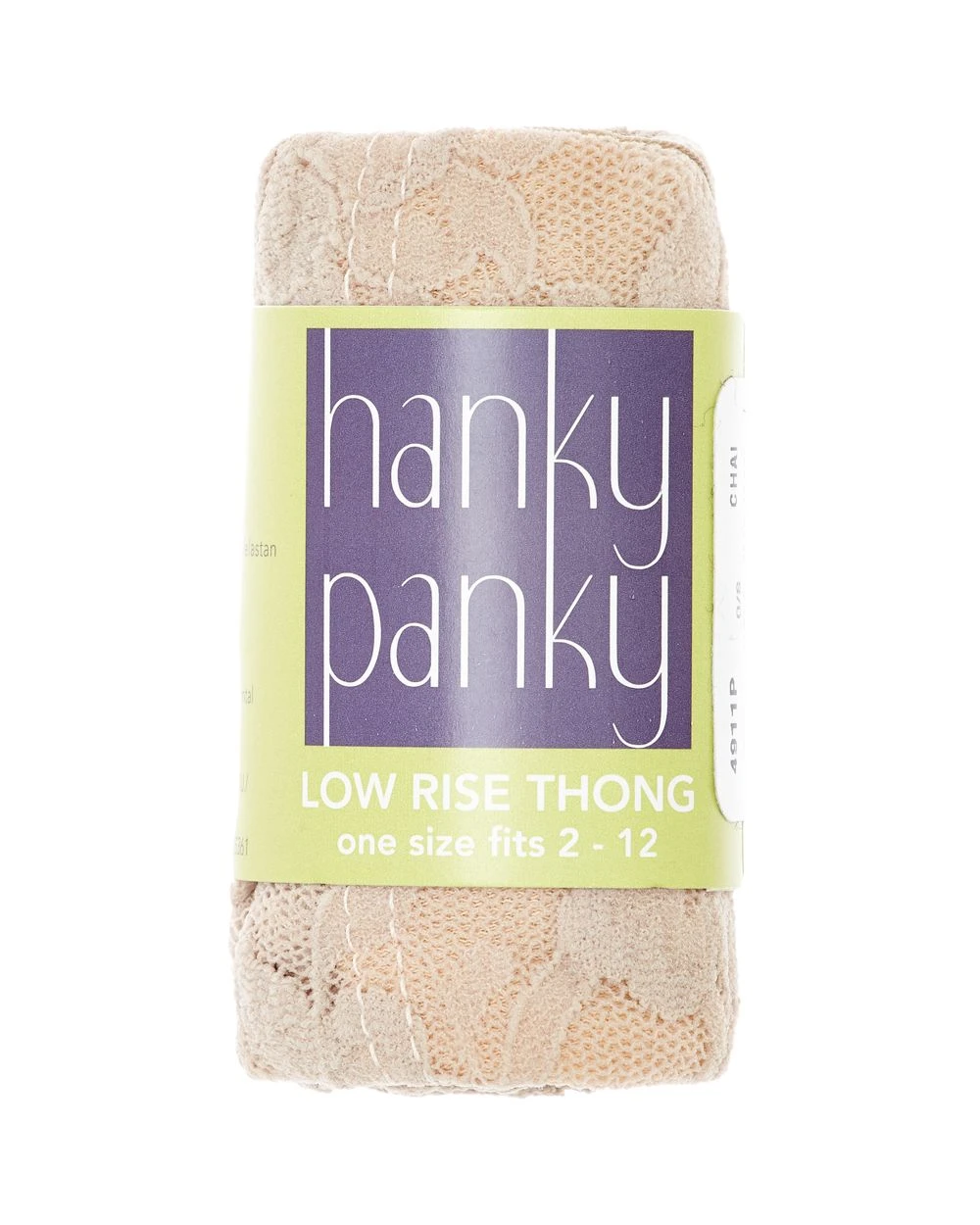 Hanky Panky Signature Lace Low-Rise Thong (Rolled) 3 Hanky Panky Signature Lace Low-Rise Thong (Rolled)