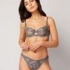 Lise Charmel DD+ Dressing Floral Demi Cup Bra
