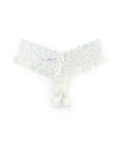 Hanky Panky Princess Lace Open Panty Thong